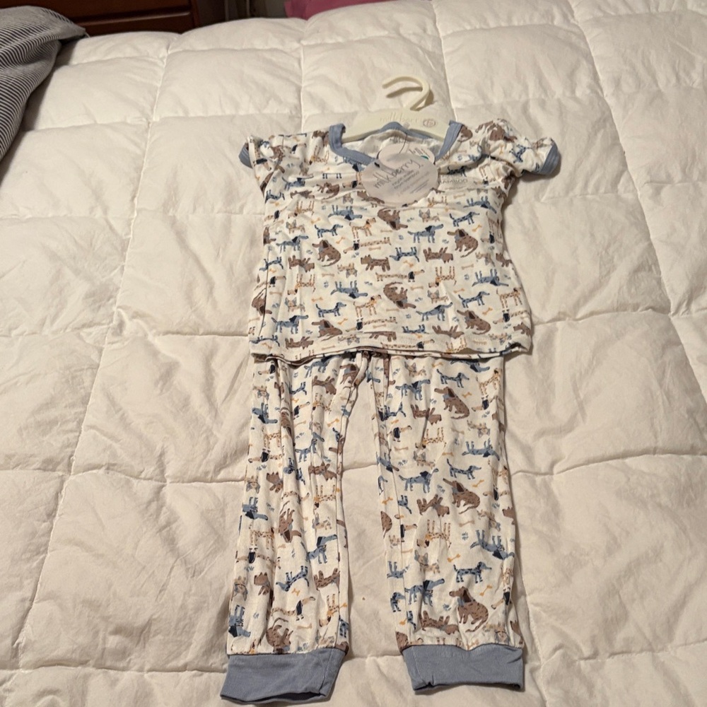 Kids Dog Print Pajamas